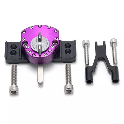 Hydraulic Steering Damper Purple Ultra Bee