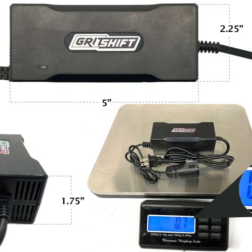 gritshift 60v 2 amp portable charger 594940