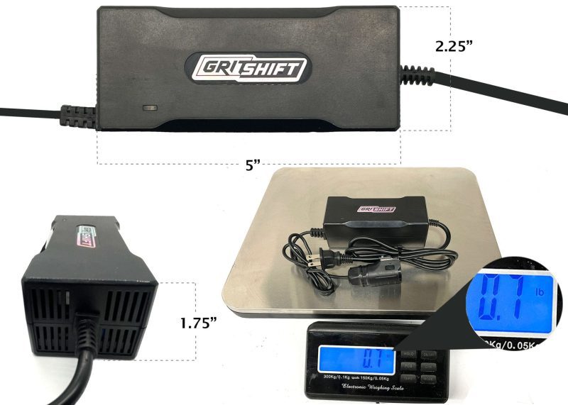 gritshift 60v 2 amp portable charger 594940